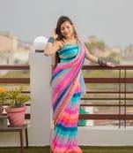 Georgette Designer  Light Weight Saree