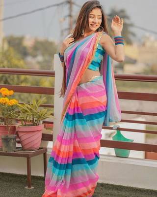 Georgette Designer  Light Weight Saree 2