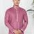 Men's pink plain kurta pajama