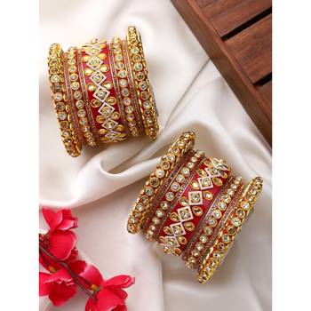 Traditional rajasthani bridal chura by leshya 2