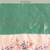 Silk land teal floral faux kanjivaram silk saree with unstitched blouse piece