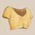 Silk Land Yellow Floral Tissue Silk Blend Saree With Unstitched Blouse Piece