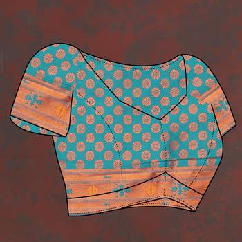 Lookslady Womens New Paithani Silk Orange Color Zari Weaving Saree With Contrast Blouse | Sarees For Womens 5