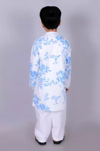 White kurta pyjama set