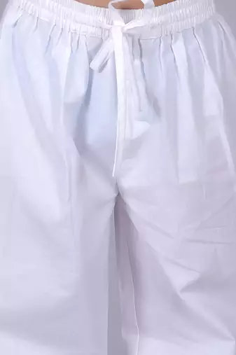 White kurta pyjama set
