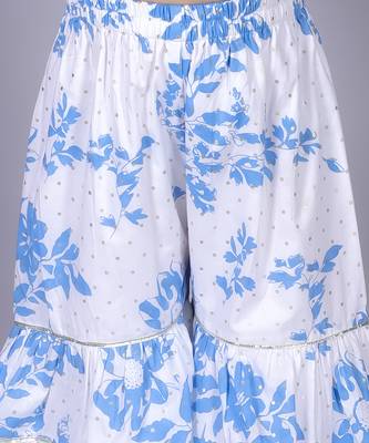 Blue kurta sharara set 5
