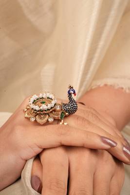  Peacock Gold Plated Ring 4