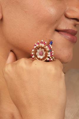 Regal Peacock Adjustable Statement Ring 4