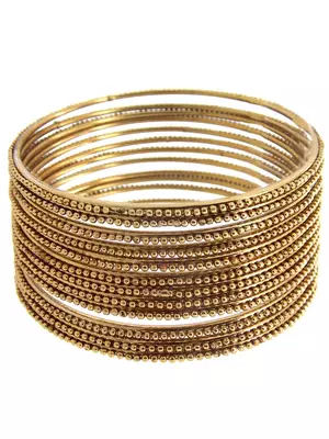  gold plated bangle set of 12 2