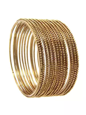  gold plated bangle set of 12 3