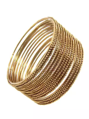  gold plated bangle set of 12 4