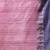 Lemonade pink pure cotton tant saree with woven designs