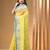 Light yellow pure cotton tant saree with woven designs