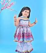 Multicolor kurti sharara