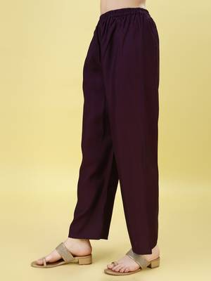 Trendy designer festive collection dark wine color viscose fabric mirror and khatli work kurta set with  dupatta 4