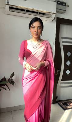 CAYORII MULTI COLOUR GEORGETTE FABRIC READY TO WEAR SAREE 1