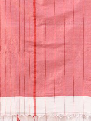 White cotton soft saree with checked box designs 4
