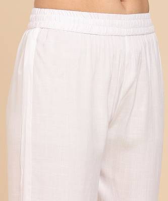 Vahson women pure cotton kurta pant set yellow 4