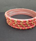 glass traditional gajari set of 4 bangle