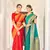 Red & Green Color Banarasi Style Style Soft silk blend Handloom Combo Sarees For Women