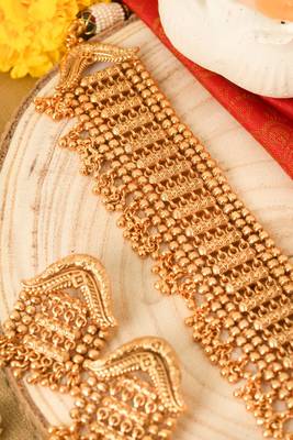 Yellow gold plated necklace-sets 2