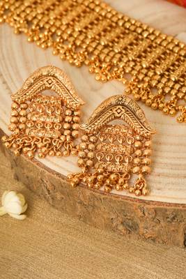 Yellow gold plated necklace-sets 3