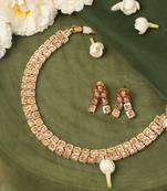 Elegant Kundan Choker Necklace Set