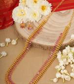 Pink gold plated Necklace-Sets