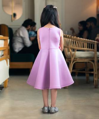 Lilac neoprene dress 2