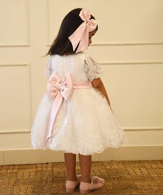 Off white lace frock 2