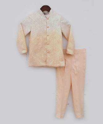 Peach ombre bandgala set 1