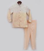 Peach ombre bandgala set