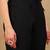 women black silk blend solid embroidered flared empire kurta pant with dupatta