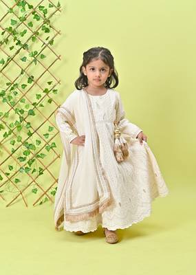 Off White Anarkali 3