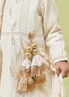 Off White Anarkali 5