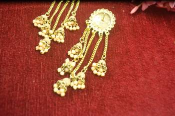 Designer long bahubali jhumka dangler stud earrings for women 3