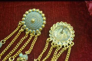 Designer long bahubali jhumka dangler stud earrings for women 3
