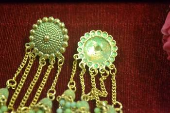 Designer long bahubali jhumka dangler stud earrings for women 2