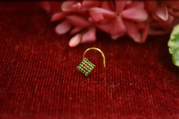 Designer multi premium diamond floral nosering nosepin for women 2