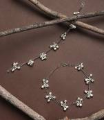 Oxidised Silver Anklets