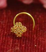 Designer multi premium diamond floral nosering nosepin for women