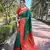 Green Soft Silk Contrast Gold Zari Woven Saree