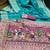 Dark Rama Blue & Pink Two Tone Weaving with Antique Design Women Party wear Soft Raw Silk Saree with Blouse!