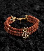 Stylish mahadev trident & om bracelet