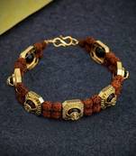 Healing tiger eye rudraksha bracelet