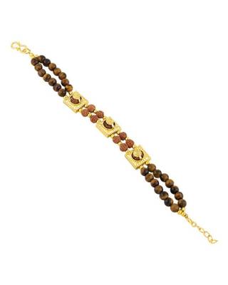Gold plated tiger eye bracelet 4