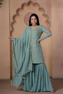 Designer readymade top-gharara-dupatta collections 1