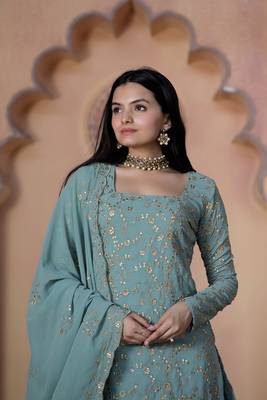 Designer readymade top-gharara-dupatta collections 4
