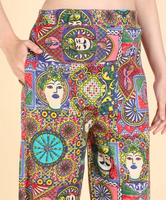  printed cotton top & trousers co-ords set multicolour 4