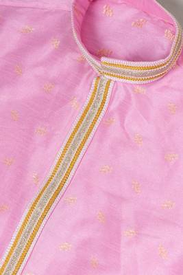 Mulberry Silk Fancy Kurta Pyjama Set. 6